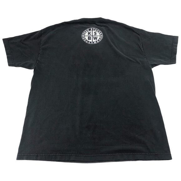 KSBW LARGE Black Keep Stack'n Bully Wear Tee T-Shirt Short Sleeve Crew Neck - Picture 3 of 4